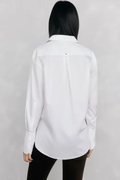 Pedro del Hierro Camisa oversize lisa Blanco Online