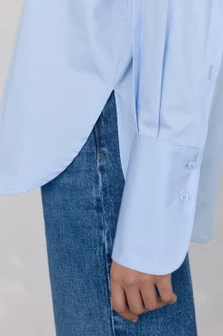 Pedro del Hierro Camisa oversize lisa Azul