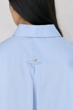 Pedro del Hierro Camisa oversize lisa Azul