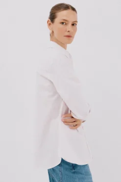 Cortefiel Camisa oxford Rosa Sale