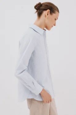 Cortefiel Camisa oxford Estampado azul Hot