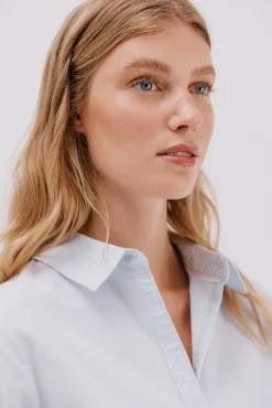 Cortefiel Camisa oxford Azul Best