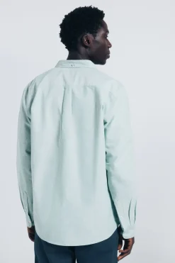 Springfield Camisa oxford verde Discount