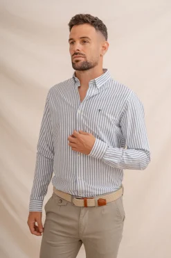 Celopman Camisa Oxford azul