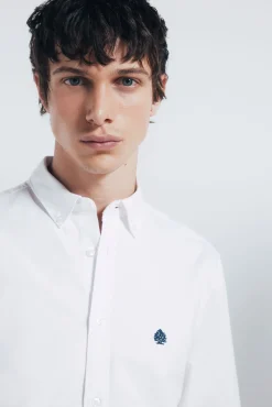 Springfield Camisa oxford blanco