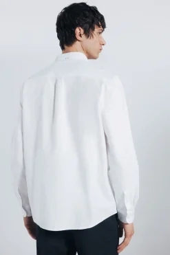 Springfield Camisa oxford blanco