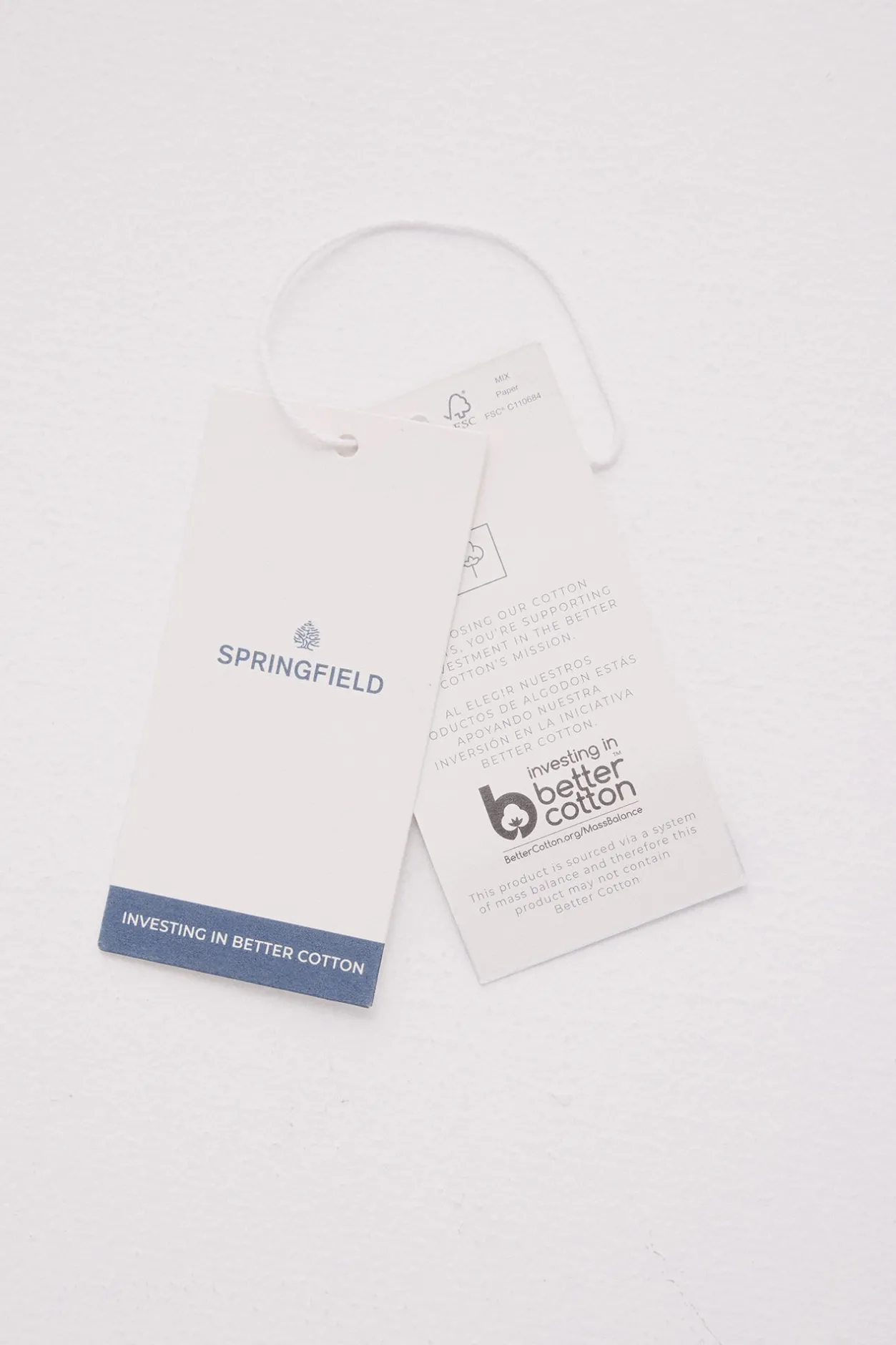 Springfield Camisa Oxford algodón rosa Online