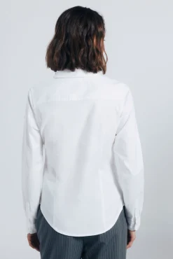 Springfield Camisa Oxford algodón blanco Clearance