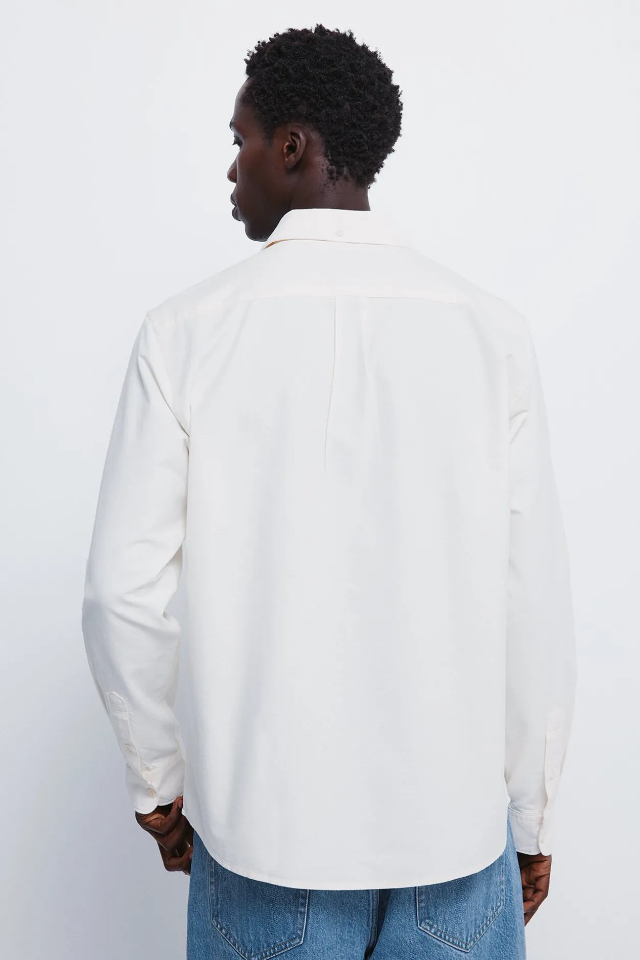 Springfield Camisa oxford color blanco Outlet