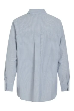 Vila Camisa Oxford con bolsillo Azul New