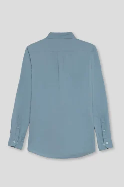 Street Monkey Camisa Oxford con logo Azul Sale