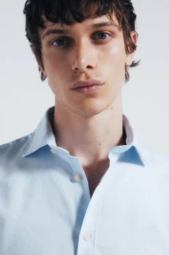 Springfield Camisa oxford ligero azul Sale