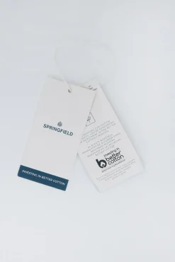 Springfield Camisa oxford ligero blanco Clearance