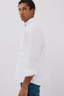Cortefiel Camisa oxford lisa Blanco Clearance