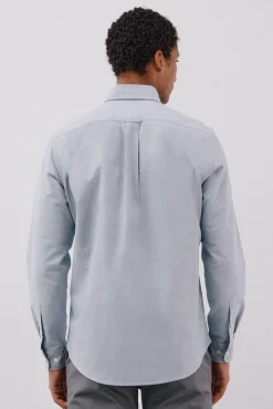 Cortefiel Camisa oxford lisa Azul marino Best