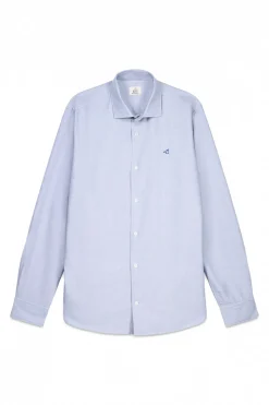 OOTO Camisa oxford liso Azul Outlet