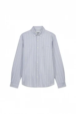 Cortefiel Camisa oxford rayas Azul Best