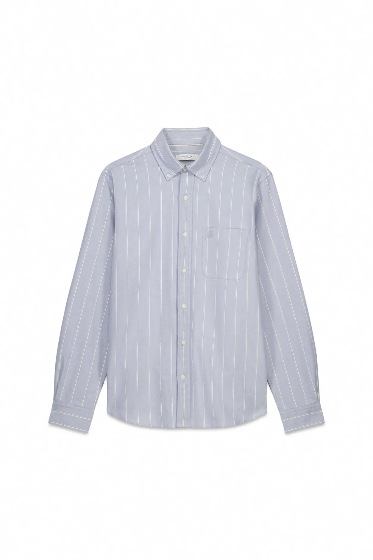 Cortefiel Camisa oxford rayas Azul Best