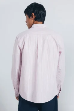 Springfield Camisa oxford rayas rojo