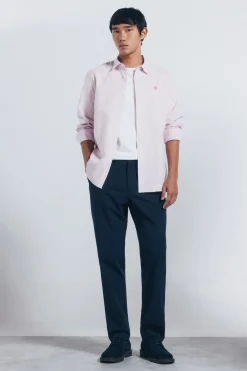 Springfield Camisa oxford rayas rojo