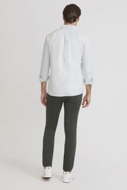 Street Monkey Camisa oxford rayas Gris Discount