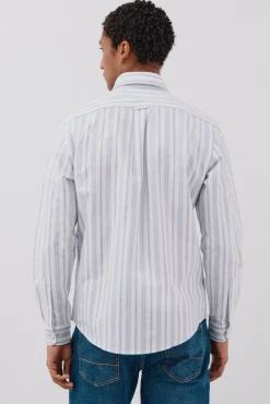 Cortefiel Camisa oxford rayas Azul Online