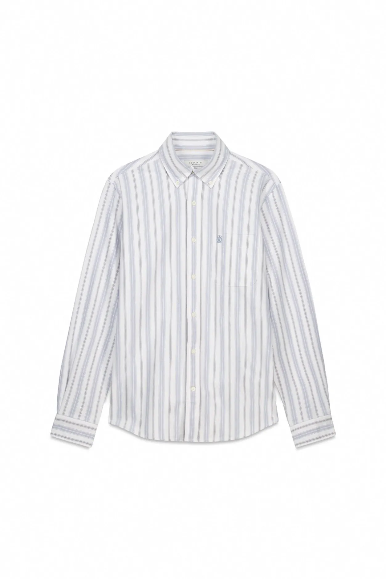 Cortefiel Camisa oxford rayas Azul Online