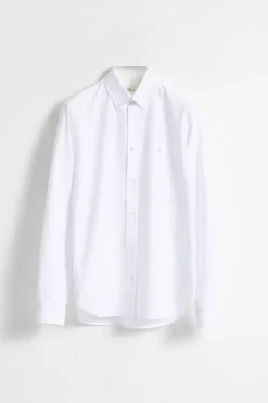 PuroEGO Camisa oxford slim fit Blanco