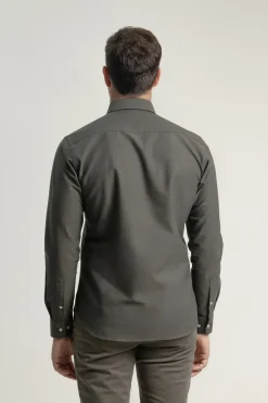 PuroEGO Camisa oxford slim fit algodón Verde New