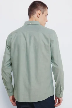 Springfield Camisa oxford tencel kaki Hot