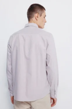 Springfield Camisa oxford tencel beige Hot