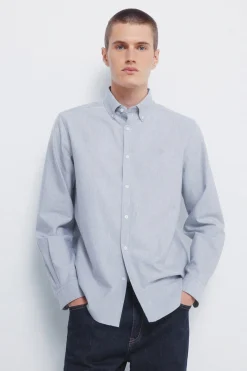 Springfield Camisa oxford tencel gris Online
