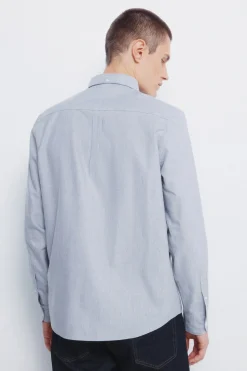 Springfield Camisa oxford tencel gris Online
