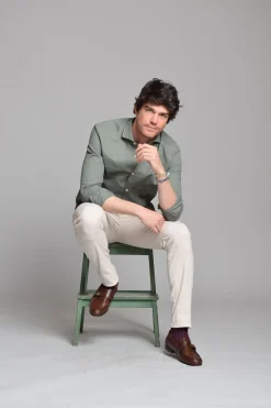 Cloking Camisa Piqué Verde oscuro Sale