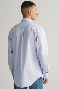 Gant Camisa popelina Azul Outlet