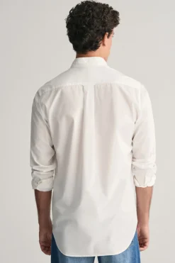 Gant Camisa popelina Blanco Outlet