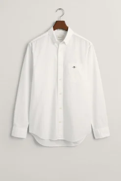 Gant Camisa popelina Blanco Outlet