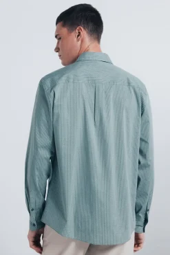 Springfield Camisa popelín micro estampado Discount