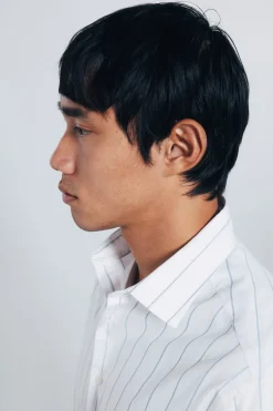 Springfield Camisa popelín rayas azul Hot