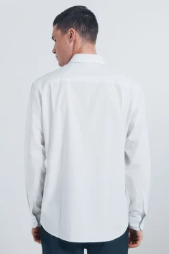 Springfield Camisa popelín rayas azul