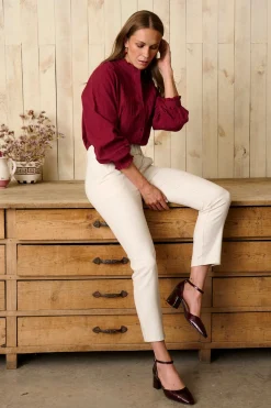 Polín Et Moi Camisa puntilla Fer Granate Online