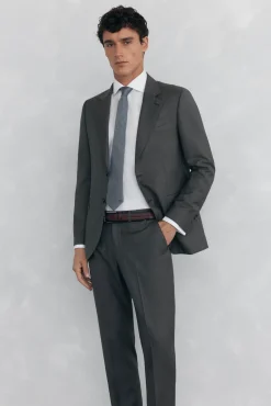 Pedro del Hierro Camisa puño gemelos non iron + antimanchas Blanco Discount
