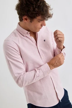 Williot Camisa Raya Oxford Rosa Clearance