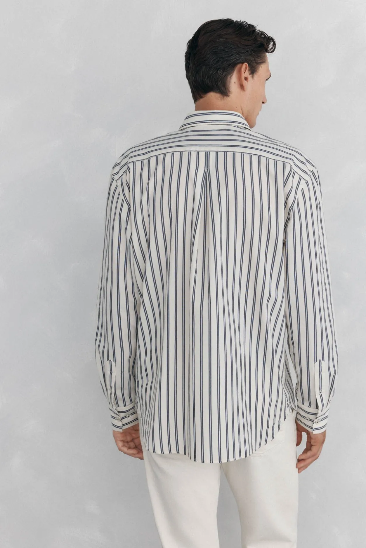 Pedro del Hierro Camisa rayas Blanco Hot