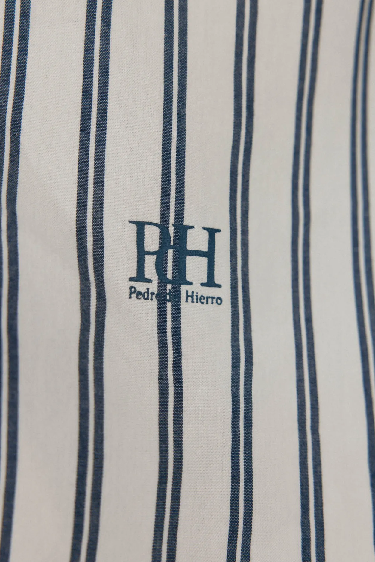 Pedro del Hierro Camisa rayas Blanco Hot