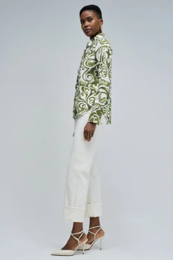 Salsa Jeans Camisa regular Verde New