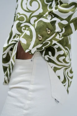 Salsa Jeans Camisa regular Verde New