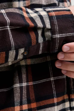 Jack & Jones Camisa regular fit marr&oacute;n Outlet