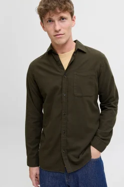 Jack & Jones Camisa regular fit verde Online
