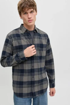 Jack & Jones Camisa regular fit cuadros azul Hot